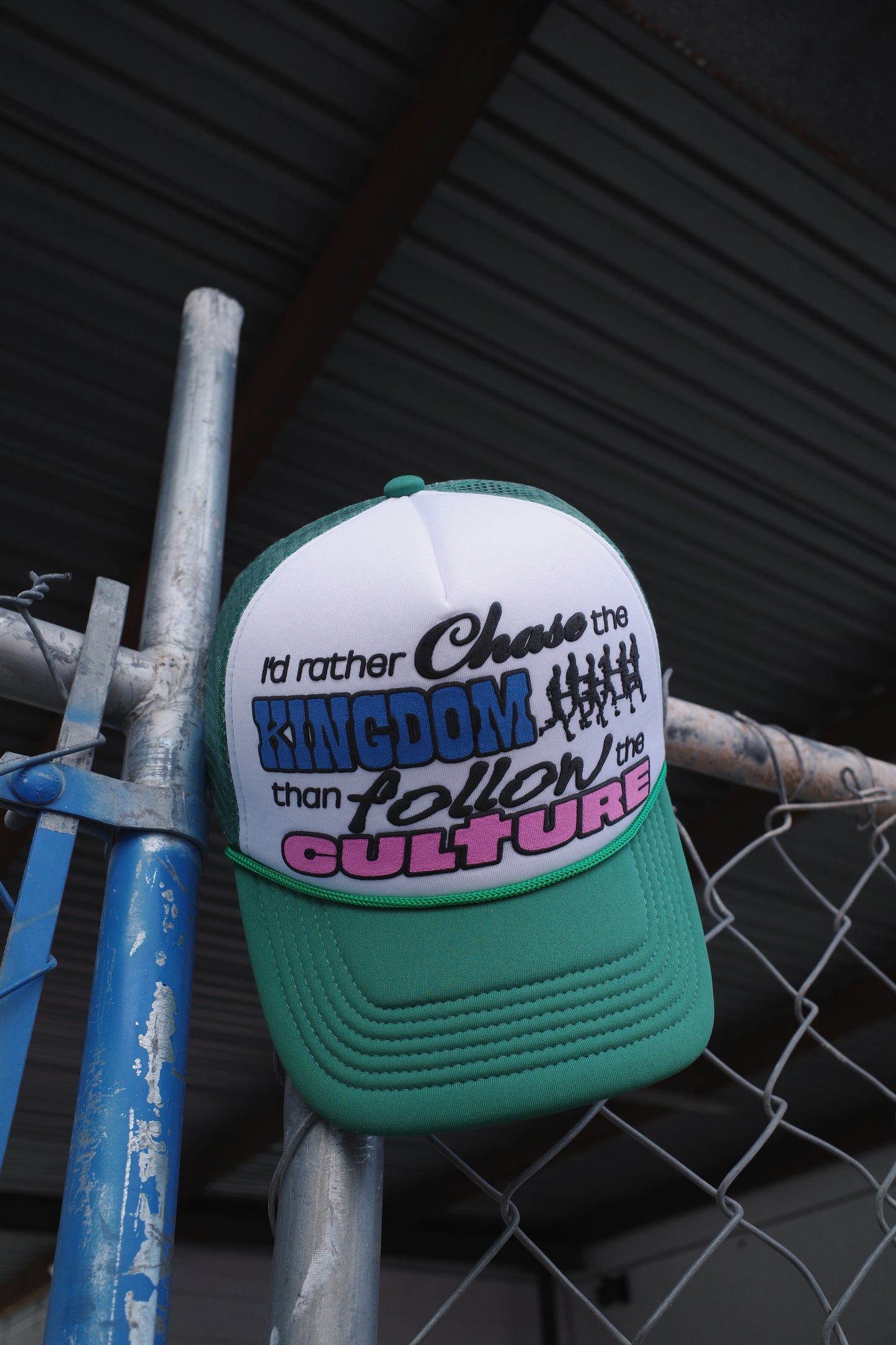 KINGDOM > CULTURE TRUCKER HAT || MATCHA