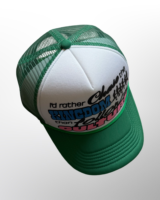 KINGDOM > CULTURE TRUCKER HAT || MATCHA