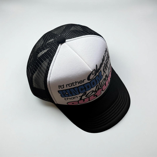 KINGDOM > CULTURE TRUCKER HAT || COOKIES & CREAM